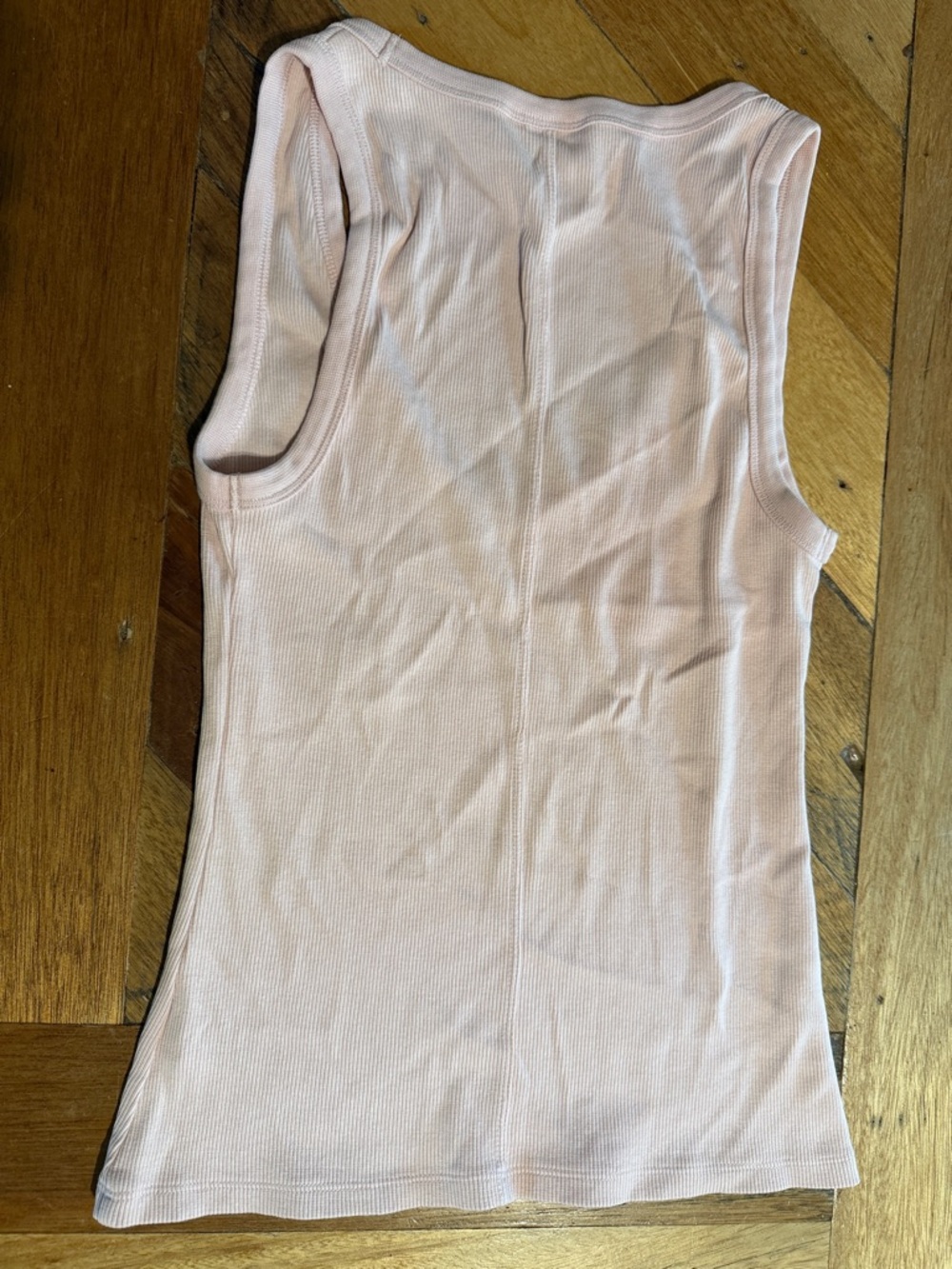 Universal Thread Pink Ribbed Tank Top - Picture 3 of 3